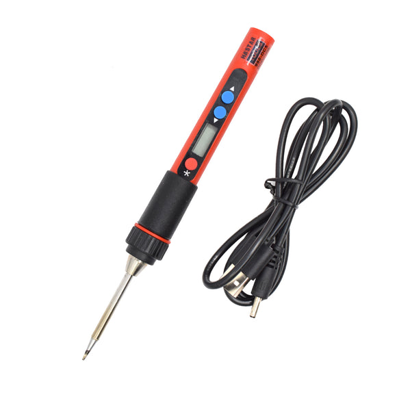 PX-988 USB 5V 10W Lead-Free Internal Heating Solder Iron LED Temperature Adjustable Soldering Tools