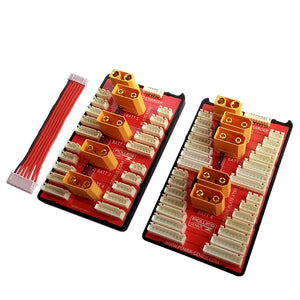 PG Parallel Charging Board XT90 Plug Supports 4 Packs 2-6S 2-8S Lipo Battery