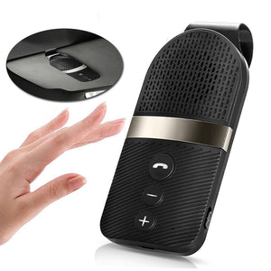 Sun Visor Car Kit Hands-free Speakerphone Multi-points A2DP bluetooth Receiver MP3 Player