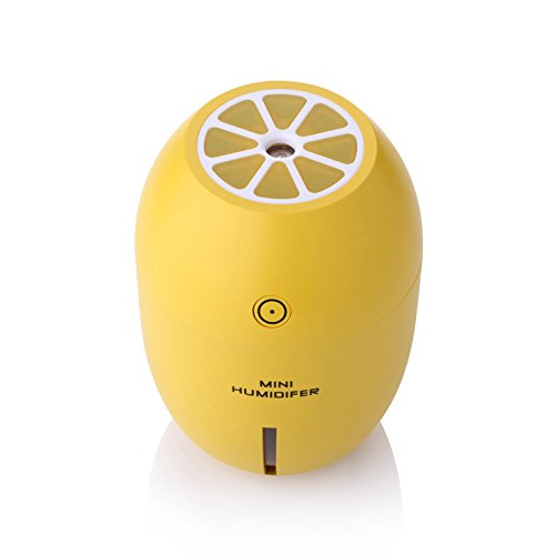 KCASA KCH147 Lemon Night Light Humidifier Portable Mini 180ML Cool Mist Car Air Purifier Steam Diffu