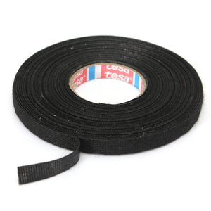 Car Wiring Loom Harness Adhesive Cloth Fabric Tape Cable Loom 9mm x 25M Black