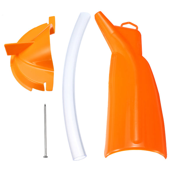 Motorcycle Orange Drip-Free Oil Filter Funnel Primary Case O il Fill Funnel For Harley Sportster Softail Dyna Touring