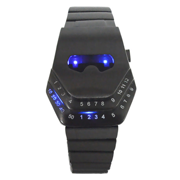 Soleasy Men's Peculiar Cool Gadgets Interesting Amazing Snake Head Design Blue LED