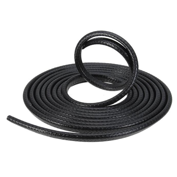 4M Car Door Black Rubber Edge Trim Protector