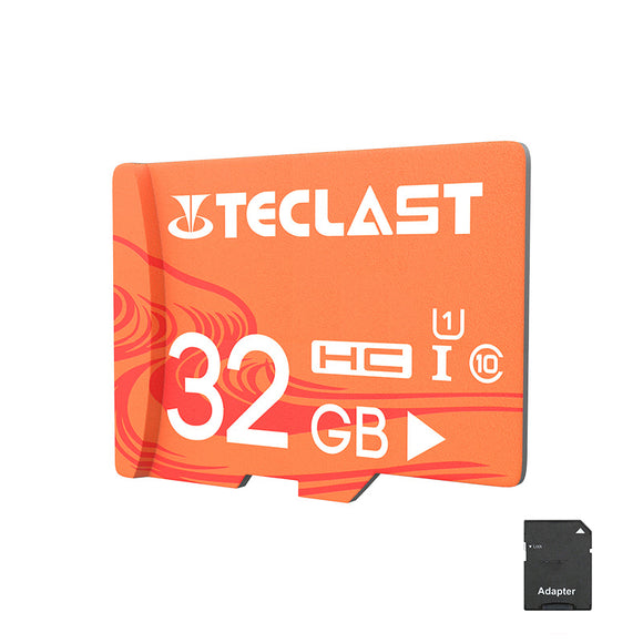 Teclast 16GB 32GB 64GB 128GB Class 10 High Speed TF Memory Card With Card Adapter For Smart Phone Tablet Camera