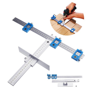 Aluminum Position Cabinet Hardware Jig Drill Guide for Woodworking