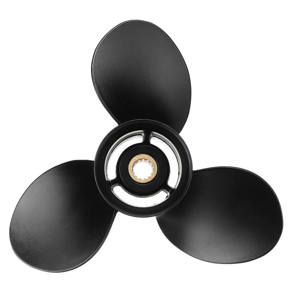 9.25 x 9.8 Aluminum Outboard Propeller For Tohatsu Mercury 9.9-20HP 362B641080