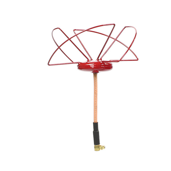 FuriousFPV 2.4GHz 1.3dBi RHCP/LHCP Circular FPV Antenna MMCX 90 for FPV Racing RC Drone