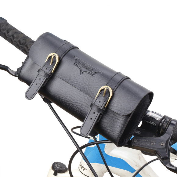 BIKIGHT Xiaomi Electric Scooter Bike Bicycle Cycling Motorcycle E-bike Vintage Leather Men Waist Bag