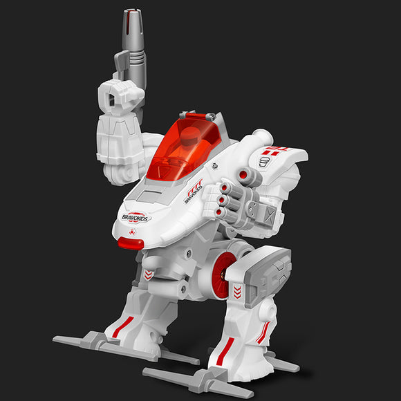 Bravokids DIY Warrior White Action Figure  Transformable Toy Decor Collection Gift from xiaomi youpin
