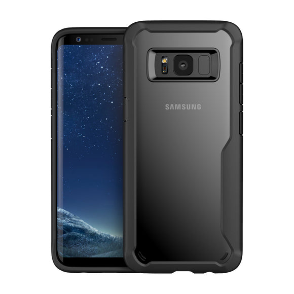 Bakeey Shockproof Transparent Acrylic Soft Silicone Case for Samsung Galaxy S8