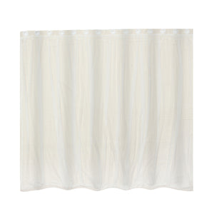 Mediterranean Blockout Double Layer Bridal Lace Sheer Eyelet Curtains Beige Cream