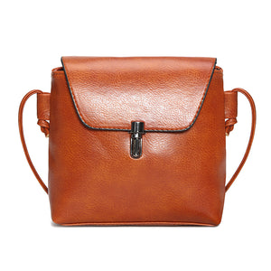 Women Vintage Crossbody Bag Casual Phone Bag PU Leather Shoulder Bag