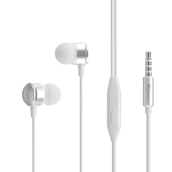 Langsdom M19 Wired Earphone Stereo 10MM Drivers In-Line Control Metal 3.5MM Plug In-Ear Music Sports Headset with Mic