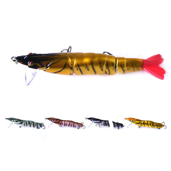 JM013A 1Pc 11cm/16.7g 3 Section Shrimp Lure Fishing Lure Minnow Lure Artificial Hard Bait