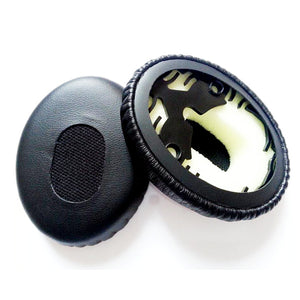 Soft Replacement Earpads Headbrand Cushion Black Earpads For Bose QC3 Headphones