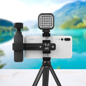 Sunnylife Metal Smartphone Clamp Mount Holder Tripod Extension Rod for DJI OSMO POCKET Gimbal