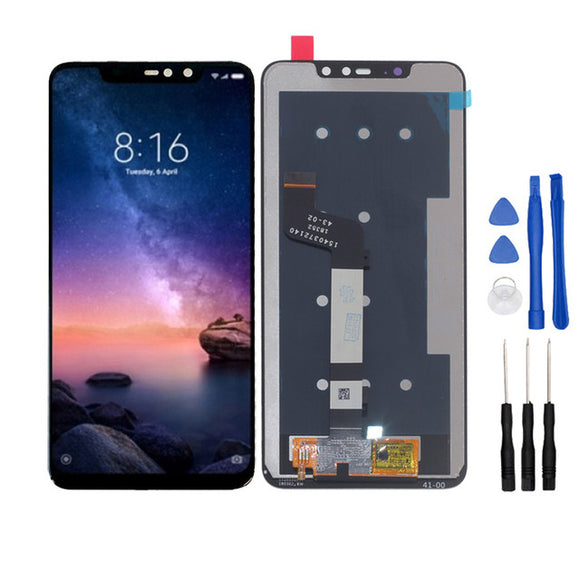 LCD Display+Touch Screen Digitizer Replacement With Tools For Xiaomi Redmi Note 6 PRO