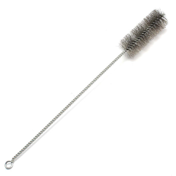 16 Inch Stainless Steel Wire Cleaning Brush Round Tube Pipe Glass Bottle Gun Clean Brush