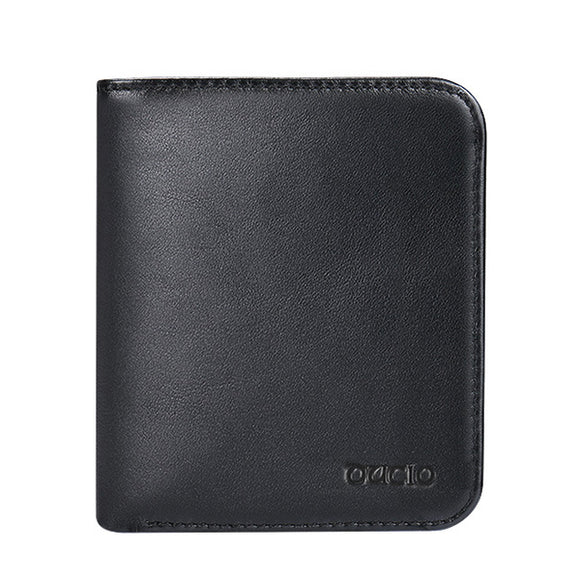 Genuine Leather Wallet Men Short Wallets Vintage Coin Card Holder For Men