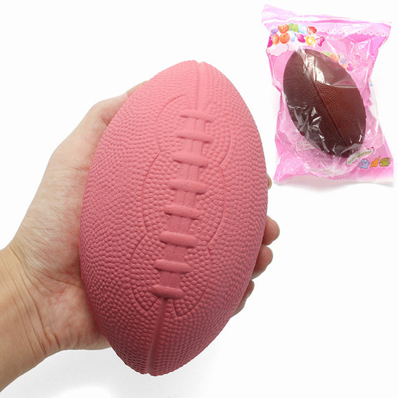 Squishy Football Rugby Jumbo 15cm Soft Slow Rising Collection Gift Decor Toy