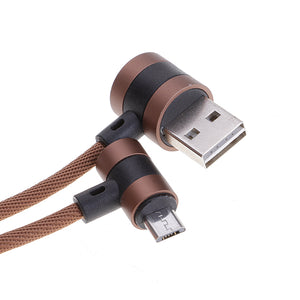 Bakeey 90 Degree Micro USB Fast Charging Cable 1m For S8 Oneplus 5t Xiaomi 6 Mi A1 Note 3