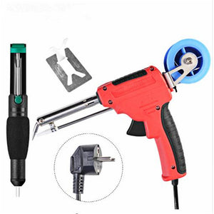 Handskit 220V 60W Electric Tin Soldering Iron Automatic Send Tin Device Rework Station