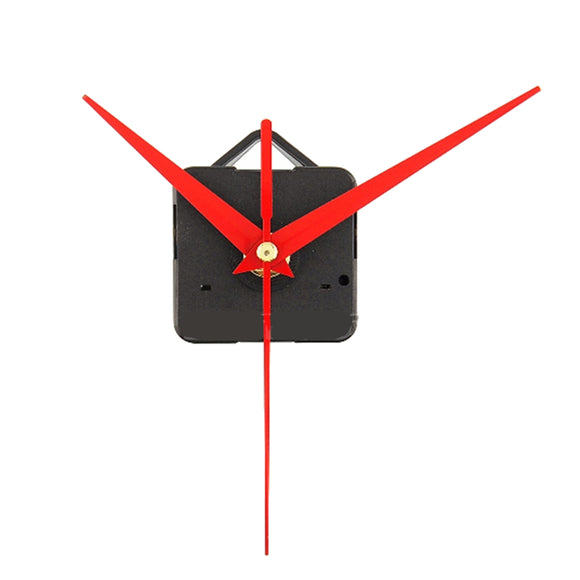 DIY Red Triangle Hands Quartz Wall Clock Movement Mechanism