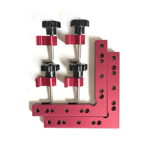 Drillpro 120/140/160mm 90 Degree L-shaped Auxiliary Fixture Positioning Panel Fixing Clip Woodworking Clamping Tool