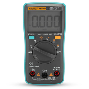 AN8000 Digital Multimeter Voltmeter Ammeter Ohmmeter Volt AC DC Ohm Tester Meter