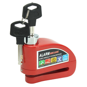 Alarm Motorbike Disc Lock Scooter Motorcycle Lock Bike Lock Security