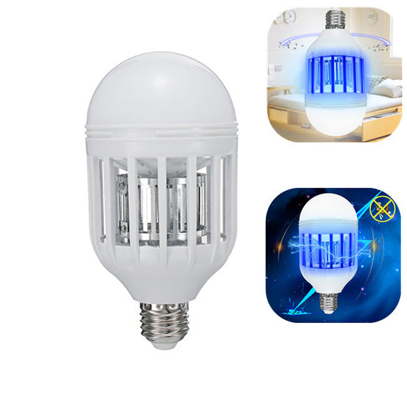 E27 15W 6500K 1000LM Anti-Mosquito Insect Zapper LED Light Bulb AC220V