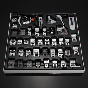 42 PCS Domestic Sewing Machine Foot Presser Feet Kit Sewing Machine Accessories