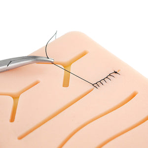 Surgical Simulated Skin Muscle Suture Practice Student Silicone Pad Training