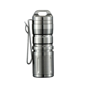 JETbeam Mini-1 TI Titanium XP-G2 130LM USB Rechargeable Mini LED Flashlight