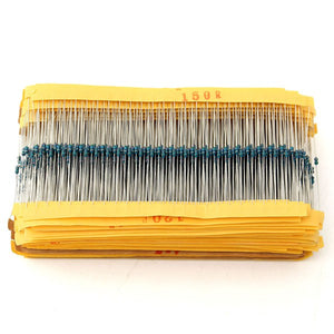 2425Pcs 1% 1/8W 0.125W Metal Film Resistor 97 Value Assortment Kit 1R~1M Range