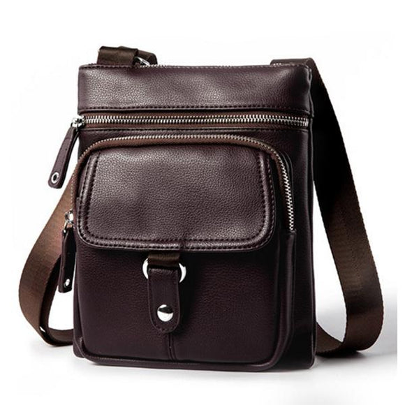 Vintage Business Casual Multi-functional Shoulder Bag Crossbody Bag For Men