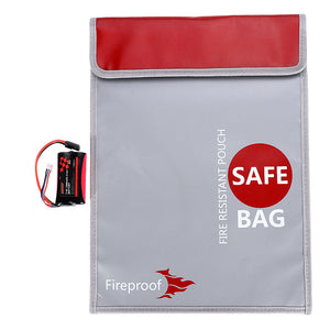 RC LiPo Battery Guard Charging Explosion Protection Fire Proof Safety Bag Case 38X27cm