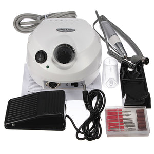 AC 100-240V 15W Professional 30000RPM Manicure Electric Drill File Nail Art Pen Machine Kit Set