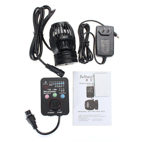 Jebao 110-240V RW15/RW8 Programmable Wireless Wave Maker Aquarium Pump Wave Making Pump