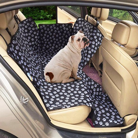 Oxford Cat Claws Pattern Car Rear Back Seat Pet Mat Dog Cat Cushion Seat Cover Waterproof