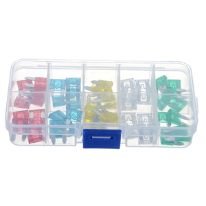 50 Pcs 10A To 30A Mini Size Auto Insurance Tablets Fuse Kit Car Insurance Tablets Blade