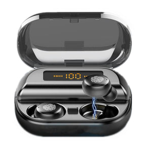 Bakeey TWS Wireless bluetooth 5.0 Earphone CVC8.0 Noise Cancelling Stereo 2400mAh Power Bank IPX7 Waterproof Headphone