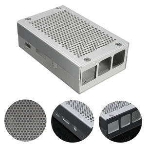 Aluminum Silver Case Metal Enclosure For Raspberry Pi 3 Model B/2 Model B/B+