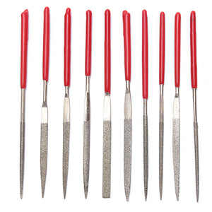 10pcs 1002mm Emery Rasp Diamond Needle Files Ceramic Cutting Tool