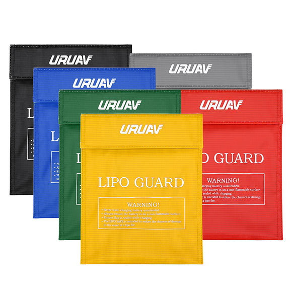 URUAV Waterproof Explosion Proof Colorful Lipo Battery Safety Bag 30X23cm