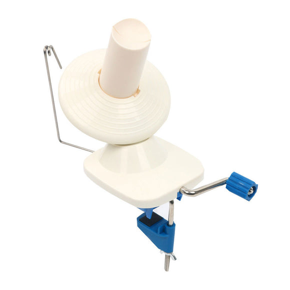 Hand Operated Yarn Winder Fiber Wool String Ball Thread Skein Winder Machine Clamp-on Holder