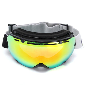 6.9 X 3.7in Ski Mountain Bike Goggles Snowboard Lens Mirror Glasses Windproof Snow Anti-UV Outdoor