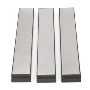 3pcs 200/500/800 Grit Knife Sharpener Knife Sharpening Stone Edge Diamond Whetstone with Base