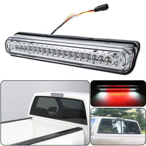 LED High Mount Stop Lamp Third 3rd Brake Light Clear Shell for Chevy GMC C/K 1500 2500 3500 1988-1998